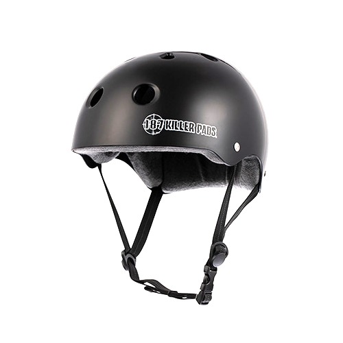 Pro Skate Helmet w/ Sweatsaver Liner - Black Matte