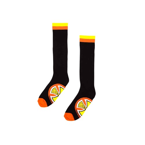 Chroma Tall Socks - Black/Orange