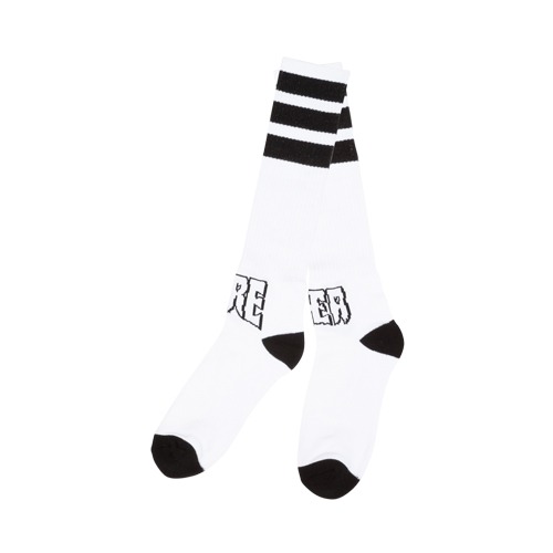 Outliners Tall Socks - White/Black