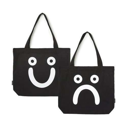 Happy Sad Tote Bag - Black