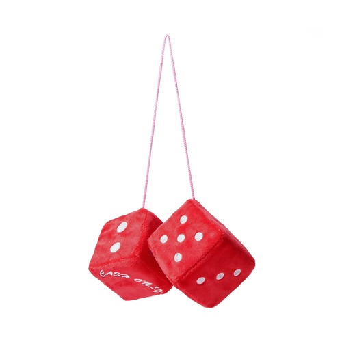Fluffy Dice - Red