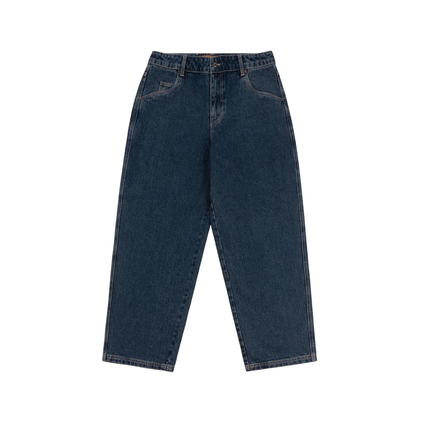 Baggy Denim Pants - Stone Washed