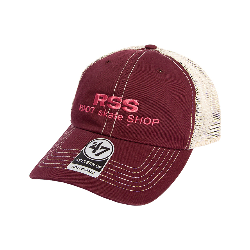 RSS Trucker Cap - Burgundy